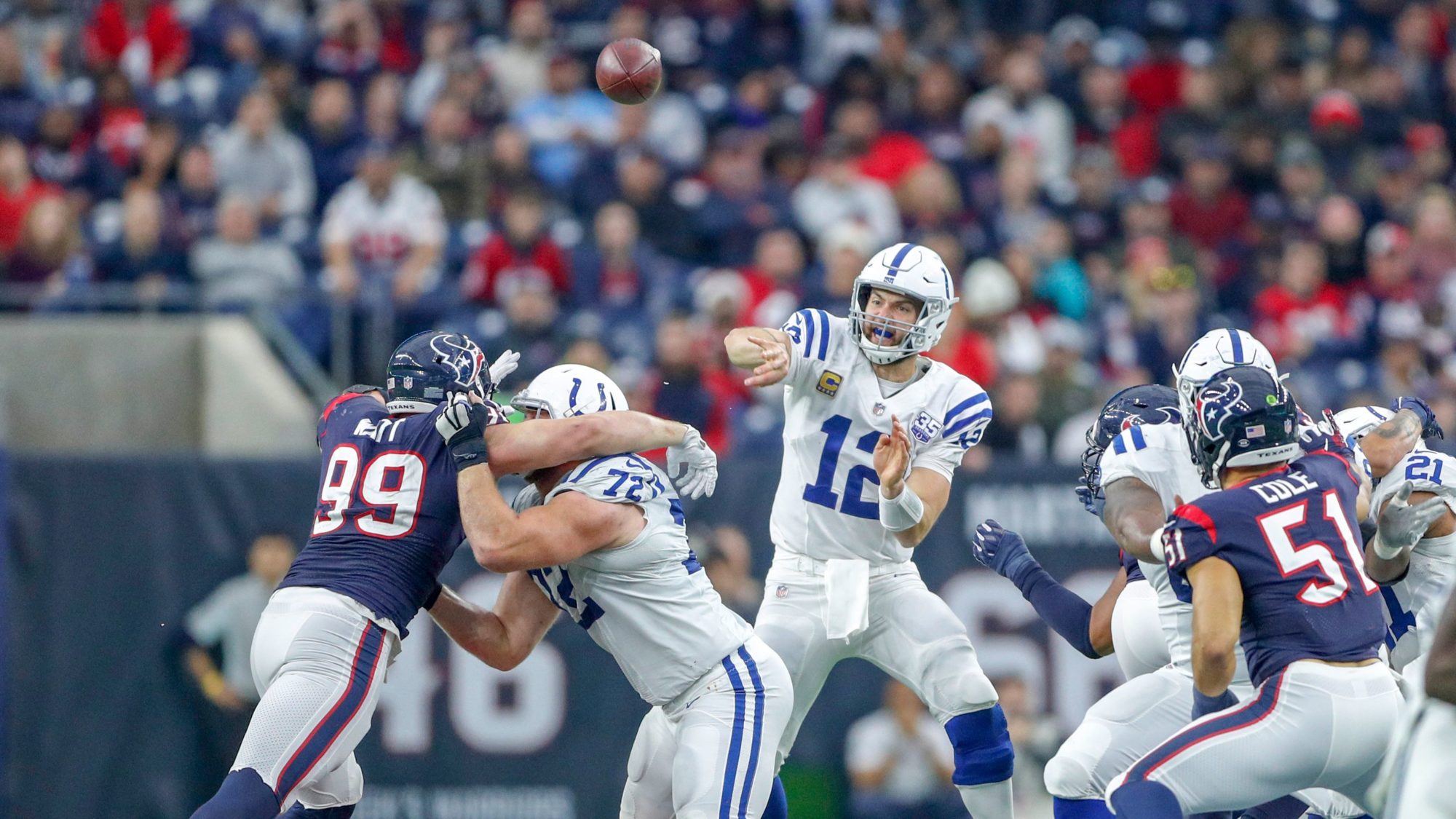 Riding The Heat Waves: Indianapolis Colts vs. Houston Texans Wild Card Preview - The 3 ...2000 x 1125