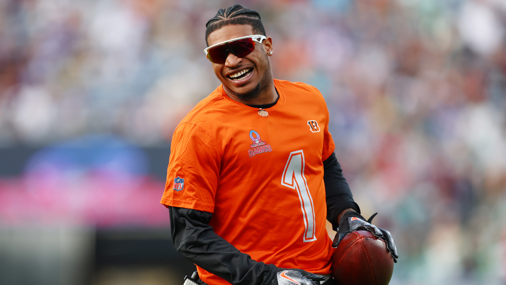 Ja'Marr Chase at the Pro Bowl